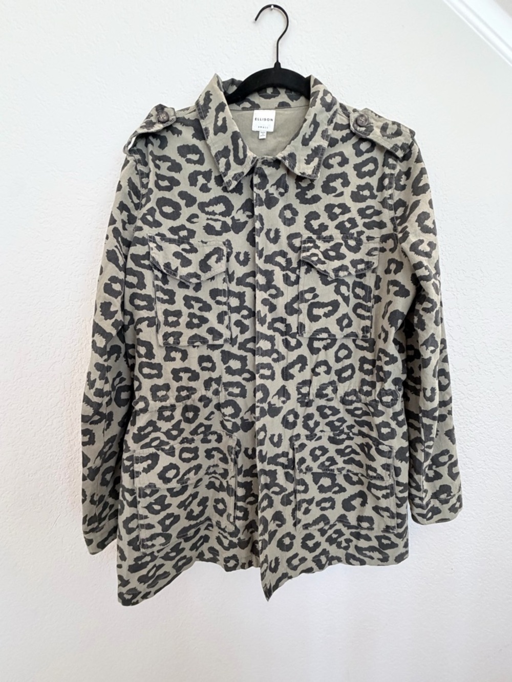 Ellison Charleston Leopard Utility Jacket